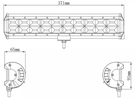 Kinwons Led Ramp 10-30V 240W Flood - MC Lampor och arbetsljus - 109-85240 - 2