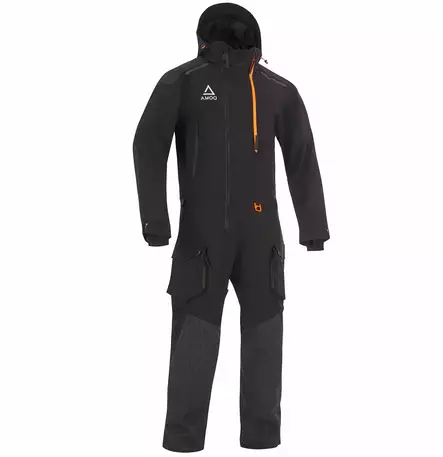 AMOQ Flex Light snöskoteroverall, svart - Skoteroveraller - 645-25140100 - 1
