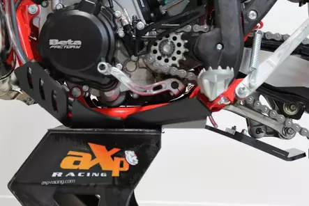 AXP Xtrem HDPE Skid Plate Black Beta 250RR-300RR 20 - Motocross hasplåt - 397-AX1550 - 1