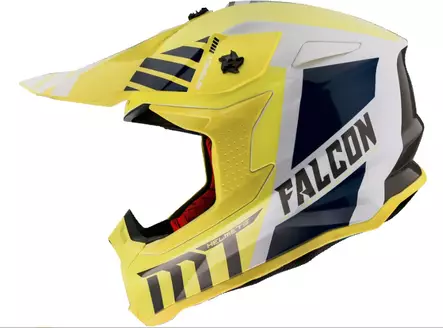 MT Falcon Warrior A3, Gloss Pearl Yellow - Crosshjälmar - 1119653030 - 2