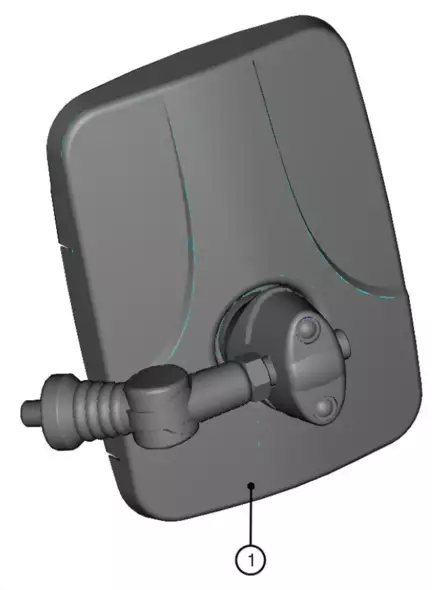 DFK Spegel (separat, 1st.) Can Am Defender Traxter Maverick - ATV vindrutor - 723-005660 - 1