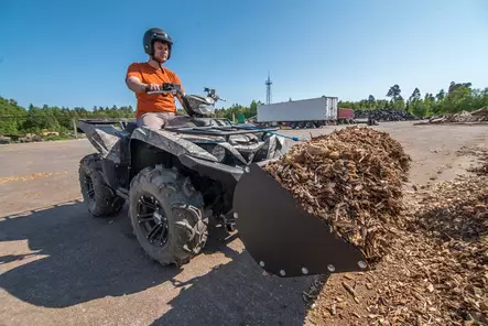 Frontmonterad skopset 1280mm - med mekanisk tippning - ATV Plogpaket - 04.24000 - 2