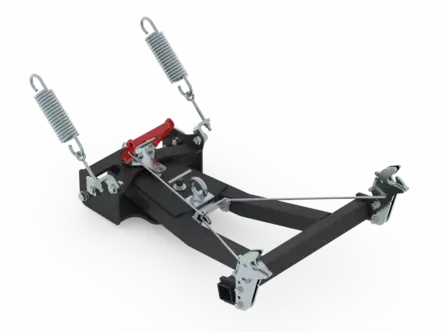 Frontmonterad arbetsredskapsram - normal fäste - ATV plogar och delar - 206200 - 1