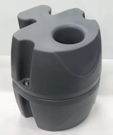 JetPort Post extension attachment kit 3" grey - Vattenskoterbryggor - 116-03-07110 - 1