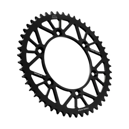 JT Bakdrev Aluminium 7075 T6 Svart JTA808.49BLK - Motocross bakdrev - 274-A808-49-0 - 1