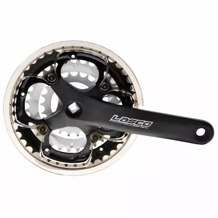 Vevparti LASCO 42/32/22, 175mm Alu, kvadratisk, djup 0mm, med kedjeskydd - Pedalvevspar - 69500 - 2