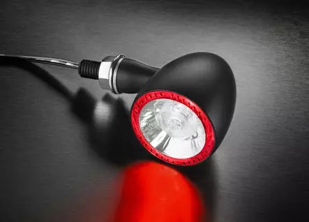 Kellermann Bullet 1000® DF black with clear glass - MC Blinkers - 152-180200 - 1