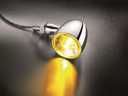 Kellermann Bullet 1000® Extreme chrome with clear glass - MC Blinkers - 152-182100 - 1