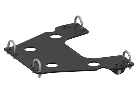 Mittenmonterad plogbladsfästningssats för Loncin XWolf 700/Goes XWolf 700 - ATV plogfästen - 0314100 - 1