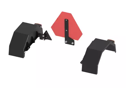 Skärmar och bakljusset till flishugg - ATV Arbetsmaskiner - 765500 - 2