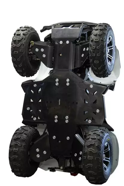 Iron Baltic hasplåt komplett sats Kawasaki KVF 750 - ATV plast hasplåtar - 02-1150 - 1