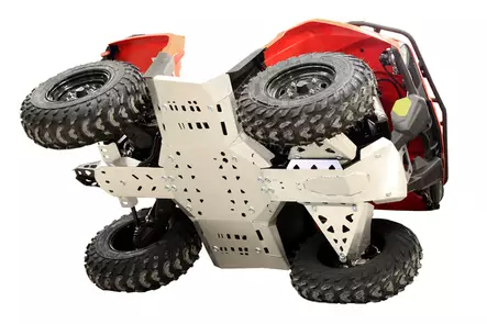 Hasplåtssats för ATV CanAm Outlander G2 450/500/570, aluminium - ATV aluminium hasplåtar - 0215800 - 2