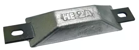 Perf metals anod, 0.1 Kg Strap Anode - Anoder - 126-1-105020 - 1