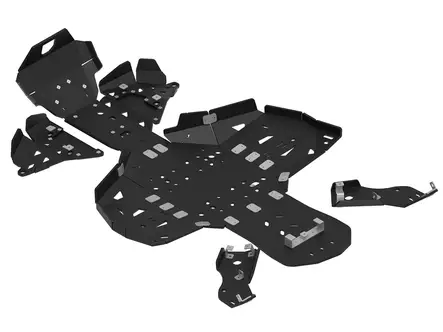 Hasplåtsats för CanAm G2 Renegade X xc 2023+ - ATV plast hasplåtar - 0230700 - 2