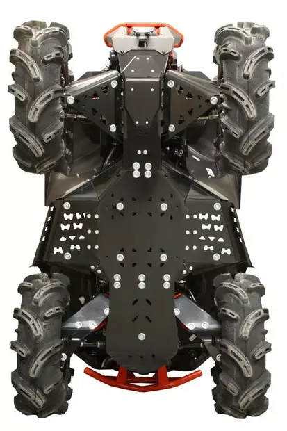 Iron Baltic hasplåt komplett sats CanAm Renegade X MR 2017-2018 - ATV plast hasplåtar - 0219100 - 1