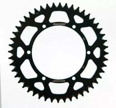 Supersprox Alu Rear sprocket KA KX125/250/450 Black 49 - MC Bakdrev - 27-3-460-49-0 - 1