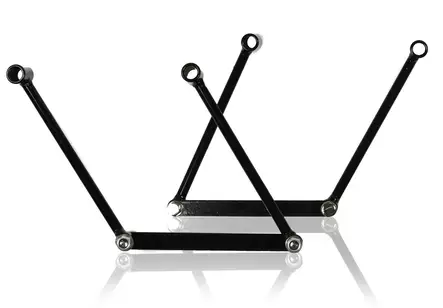 Chaft adjustable saddlebag mounting brackets - MC Läderväskor - DA120 - 1