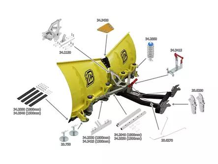 Blades ( V-Plow G2 1500 ) - ATV plogar och delar - 343540 - 2