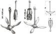 Grapnel anchor 0,7 kg - Ankaren - M01-139-00 - 1