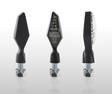 Chaft Draft, LED indicators, black - MC Blinkers - IN580 - 1