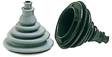 Black rubber cable grommet - Genomföring - M03-412-00 - 1