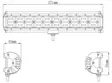 Kinwons Led Ramp 10-30V 240W Flood - MC Lampor och arbetsljus - 109-85240 - 2