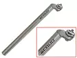 Sadelstolpe CAVO 25,0x400mm, silver, alu, inkl.klamma - Sadelstolpar - 42-6250 - 1