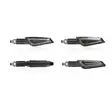 Chaft Shelter LED indicator, black - MC Blinkers - IN223-2020 - 1