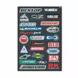 Dekal-kit FX Factory Effex, Street Sponsor, Sticker-set - MC Dekaler - 15-68800 - 1