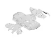 Iron Baltic aluminium hasplåtssats för CFMoto CForce 600/625 -2022 - ATV aluminium hasplåtar - 0227100 - 8