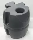 JetPort Post extension attachment kit 3" grey - Vattenskoterbryggor - 116-03-07110 - 1