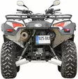 Skid plate full set (aluminium): Kymco MXU 700 (-2019) - ATV aluminium hasplåtar - 0222000 - 4