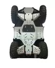 Skid plate full set (aluminium): Arctic Cat Limited: 550 / 700 / 700 MudPro - ATV aluminium hasplåtar - 02-11800 - 1