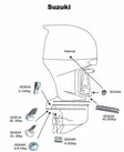 Perf metals anod, Trim Tab Suzuki - Anoder - 126-1-003510 - 1