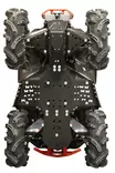 Iron Baltic hasplåt komplett sats CanAm Renegade X MR 2017-2018 - ATV plast hasplåtar - 0219100 - 1
