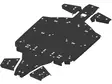 Iron Baltic hasplåt komplett sats Polaris Ranger 1000 EPS 2021+ - ATV plast hasplåtar - 0227900 - 7