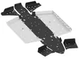 Iron Baltic hasplåt komplett sats Polaris General 1000 - ATV plast hasplåtar - 0220000 - 10