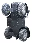 Iron Baltic hasplåt komplett sats Polaris Sportsman XP 550/XP 850 -2014 - ATV plast hasplåtar - 021540 - 2