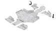 Skid plate full set (aluminium): Polaris Scrambler: XP 1000 S - ATV aluminium hasplåtar - 0226400 - 4