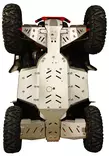 Skid plate full set (aluminium): Polaris Scrambler: XP 1000 S - ATV aluminium hasplåtar - 0226400 - 1
