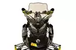Powermadd Vindruta Ski-Doo Gen4 Medelhög 20", klar/med svart grafik - Snöskoter vindrutor - 862-13630 - 2