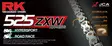 RK 525ZXW XW-ringskedja +CLF (nitlås.) - MC Kedjor - 282-525330-110 - 1