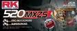RK RR20MXZ5 Offroad Pro Kedja Röd +CL (clip kedjelås) EJ O-ring - MC Kedjor - 282-520162-120 - 1