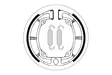 SBS Bromssko 2040 - MC Bromsskor - 23-2040 - 1