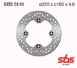 SBS Bromsskiva Standard - MC Bromsskivor - 230-5110 - 1