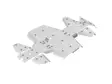Skid plate full set (aluminium): Segway Snarler AT6 S - ATV aluminium hasplåtar - 0227700 - 7