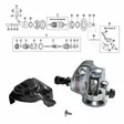 SHIMANO 3-V (SG-3C40), växelreglage komplett - Baknav Shimano 3-v - 64350 - 1