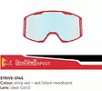 Spect Red Bull Strive MX Goggles Single lens Red/Black clear - Glasögon linser - 674-220110 - 0