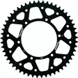 Supersprox Alu Rear sprocket SU RM125/250/450 Black 49 - MC Bakdrev - 27-3-808-49-0 - 1