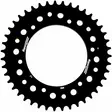 Supersprox Stealth Rear sprocket Black - MC Bakdrev - 272-990-RST-46-0 - 2